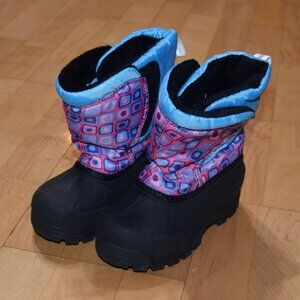 NORTHSIDE THERMOLITE Winter Snow Ski Boots Kids Girl's Sz 9 Boots - LIKE NEW